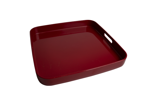 Red-Plastic-tray